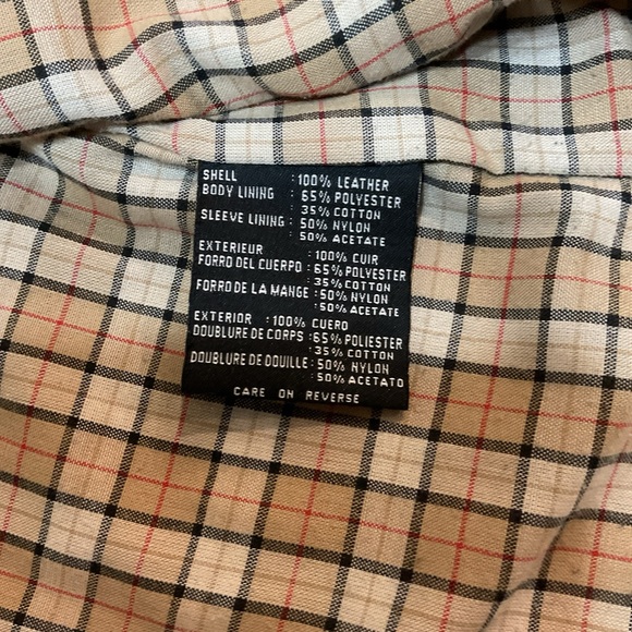 Siena Studio Womens Tan Leather Button Front Jacket Size Medium - Picture 12 of 15